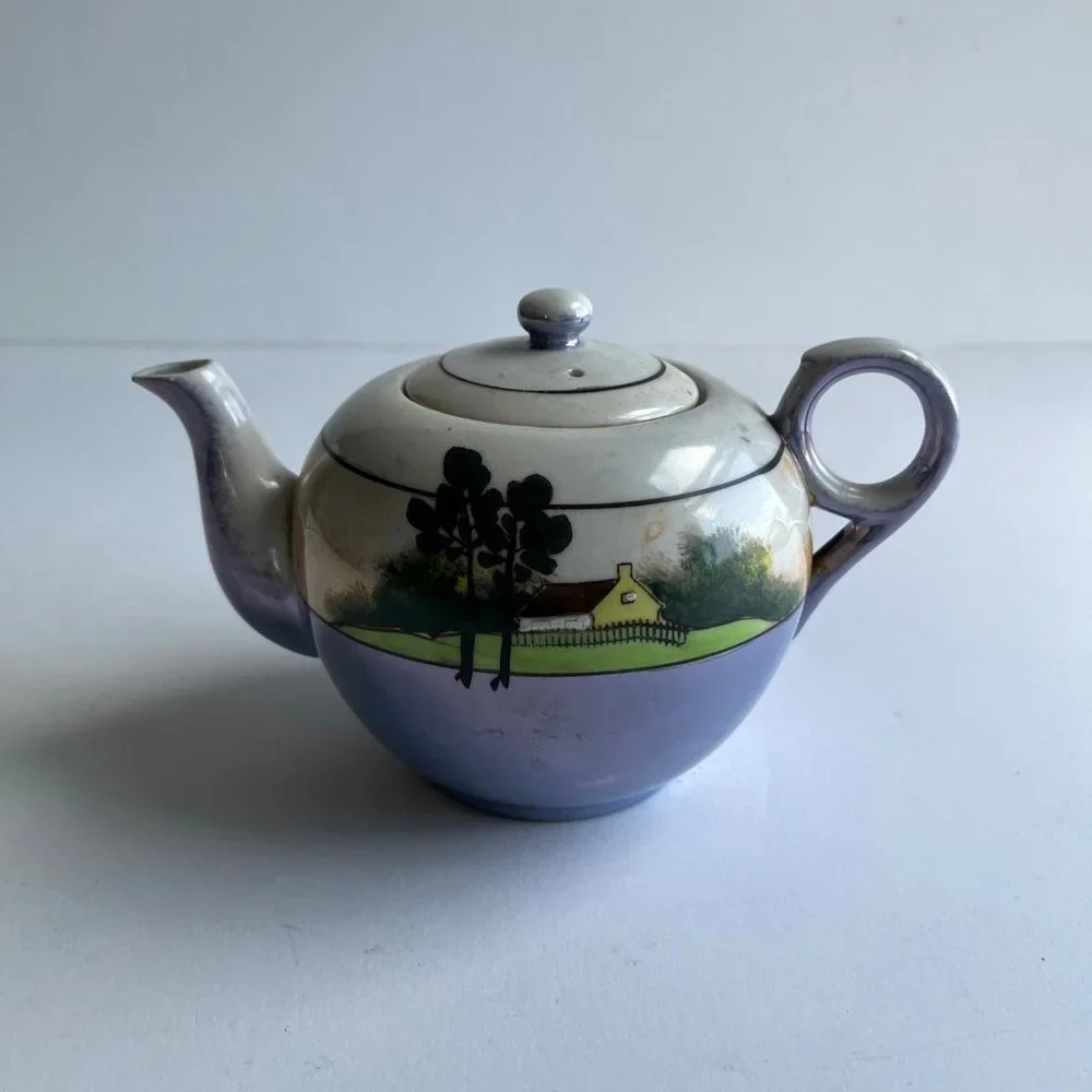 Vintage Bird and Tree Teapot - Retro Decor Gift for Mom